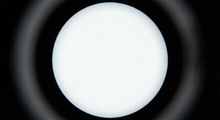View Through Telescope or Microscope Circle on Black Background © sxcd