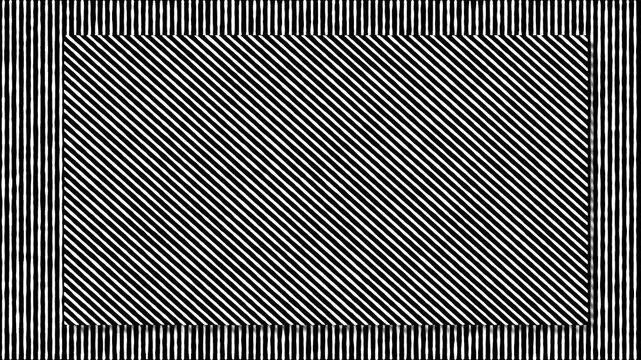 Abstract white and black diagonal stripes rectangle on vertical lines background