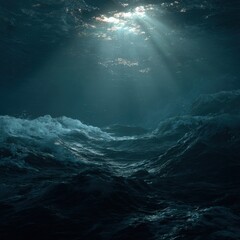Underwater scene with sunlight (21)