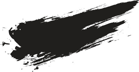Naklejka premium Abstract black brush strokes on white background design texture. Vector grunge brush strokes texture rough black scratches for wallpaper, paint splatter template, dirt banner, watercolor design.