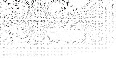 Abstract grunge halftone dots pattern texture background. Modern dotted template vector illustration for design, covers, web sites, banners.
