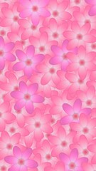 Overlapping pink flowers mobile wallpaper 