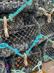 lobster pots and nets