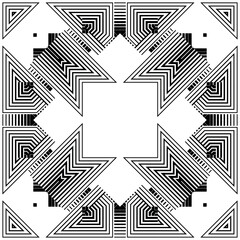 op art modern background, creative dynamic pattern, original vector composition