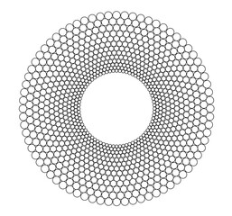 golden ration fibonacci pattern for logo icon background web graphic tattoo. vector illustration. 