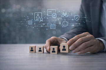 Digital Identity Management and Workforce Security Concept