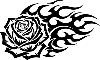 Rose Tattoo Design Art