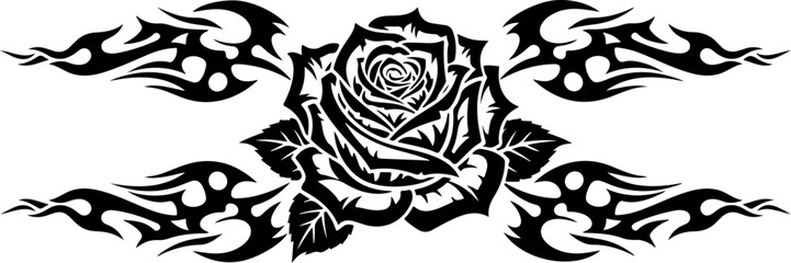 Rose Tattoo Design Art