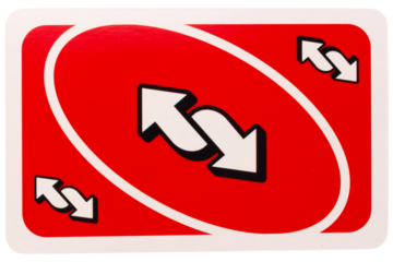 card play kid turn isolated on white background