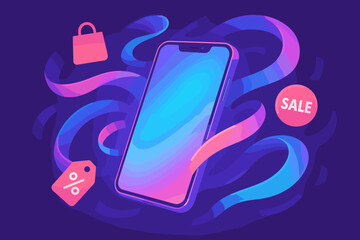 Blue simple vector key k highlights gradient pink sky motion glossy icon