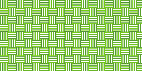 Vector seamless line design. Seamless geometric pattern with squares. Horizontal and vertical lines grid design. Minimal geometric stripes on a bright turquoise background.
