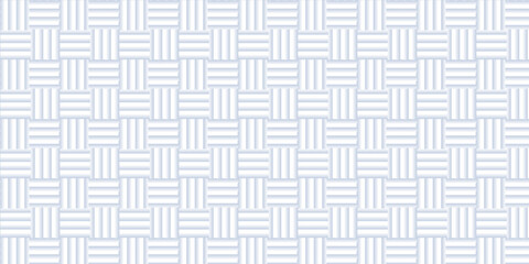 Vector seamless line design. Seamless geometric pattern with squares. Horizontal and vertical lines grid design. Minimal geometric stripes on a bright turquoise background.