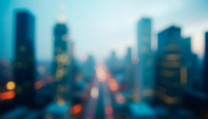 blurred photo of the city