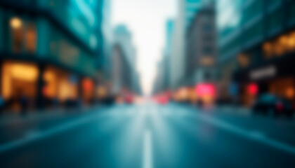 blurred photo of the city