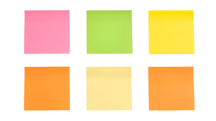 Colorful Squares Arrangement on White Background