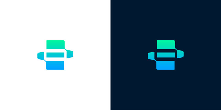 Modern abstract digital technology logo design, innovative and clean, suitable for tech businesses - Powered by Adobe