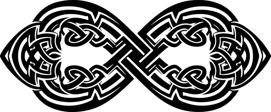 Celtic Tribal Knot Tattoo Design
