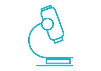 Microscope Science Search Icon Symbol