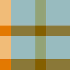 Obraz premium Abstract geometric color block seamless pattern with soft blue, sage green and warm ochre tones