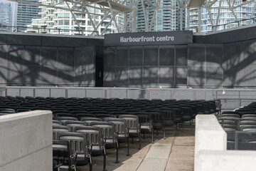 Naklejka premium Harbourfront Centre Concert Stage located at 235 Queens Quay West, Toronto