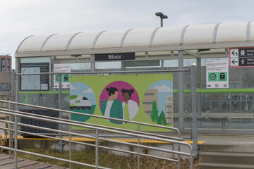 Naklejka premium Bloor Station (serving Go Train and UP Express), Toronto