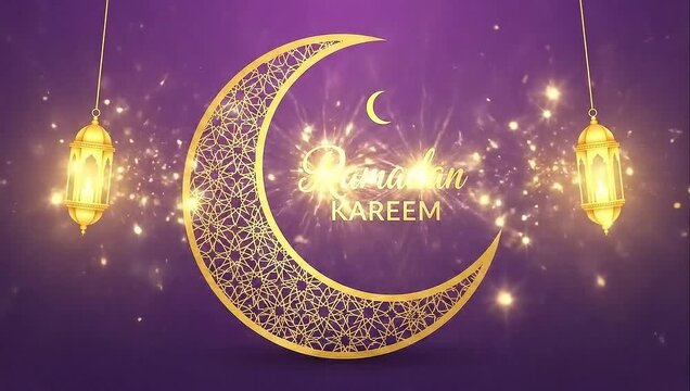 Celebrating ramadan kareem , 4k vedio
