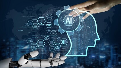 AI enhances human-machine collaboration by integrating decision logic, automation systems, and...