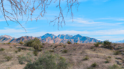 Desert mountain view near Ehrenberg, Arizona