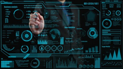 Explore the world of data analytics with this engaging visual that showcases a dynamic dashboard packed with relevant insights for informed business decision making. Cipher