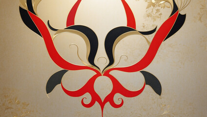 小鳥のマスク　AI生成素材