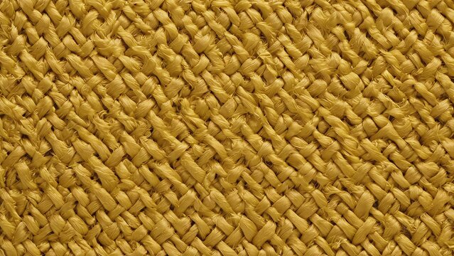 Woven raffia texture creating a detailed pattern, showcasing the natural fibers and intricate craftsmanship, providing a warm and organic aesthetic