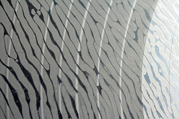 Altered vinyl surface in close proximity