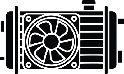 Car Radiator Icon