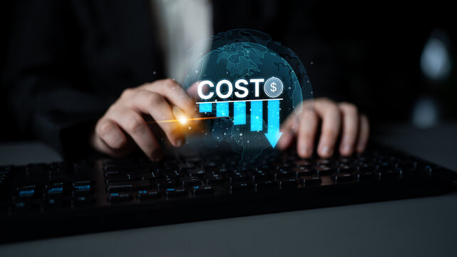 Cost reduction and cost saving through digital transformation, business cost optimization, operational cost reduction, financial saving, and resource efficiency strategies for business success. Spline