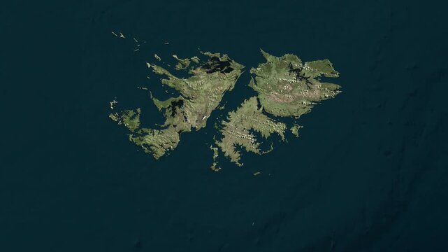 Falkland Islands Map Animation