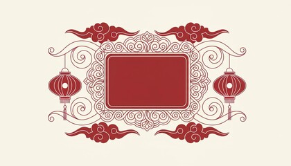Decorative Red Frame