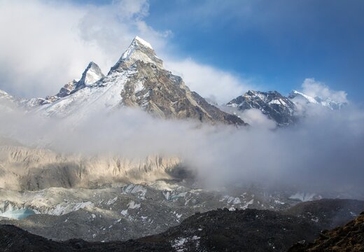Mount cholo peak Kangchung Nirekha Himalaya mountain