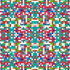 Fototapeta premium Seamless pattern with repeating abstract shapes.Seamless texture. Design element for prints, decoration, cover, textile,wallpaper, background, wrapping paper, clothing, fabric, package, cards.