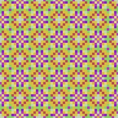 Fototapeta premium Seamless pattern with repeating abstract shapes.Seamless texture. Design element for prints, decoration, cover, textile,wallpaper, background, wrapping paper, clothing, fabric, package, cards.