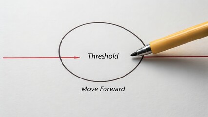 Crossing the Threshold Line With Marker