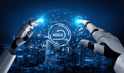 AI enhances agile projects with smart planning tools, virtual collaboration, and intelligent sprint optimization for continuous improvement. Artificial intelligence spline