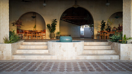 Nicaragua resort lobby