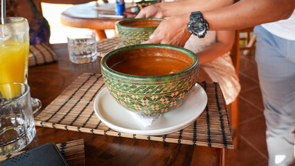 Chicken Soup in a nice bowl