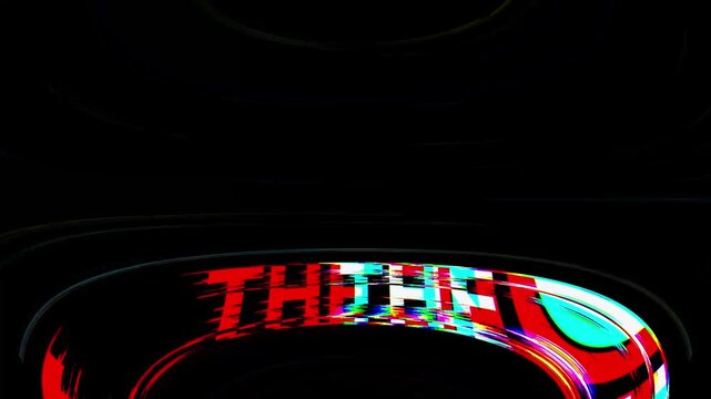 The End Glitch Text Effect &ndash; Digital Distortion, Noise and Futuristic Error Animation