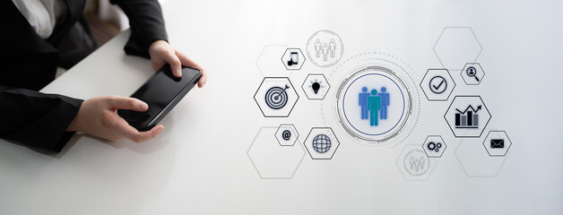 Business teamwork system showing digital communication and performance tracking. Teamwork improves collaboration, drives success, teamwork enhances planning, and teamwork supports productivity. Latch