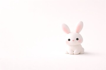 Fototapeta premium Cute 3D Animal Characters Collection in Minimal Pastel Style