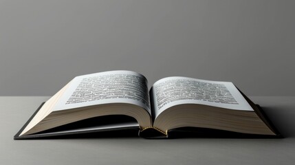 Obraz premium Open book side view mockup. Realistic flipping pages, education, paper, open, literature, nature, imagination, read, page, creative, ecology, environment, travel, vacation