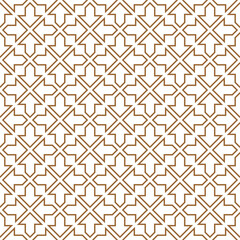 Seamless geometric abstract pattern with a modern style