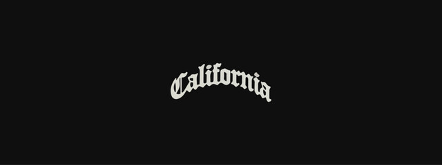 California Gothic Lettering Vector - Chrome Hearts Inspired Typography and Urban Streetwear Design © Hasan