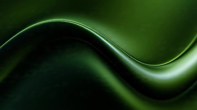 A serene green screen animation simulating a slow wavy motion in 4K at 24fps